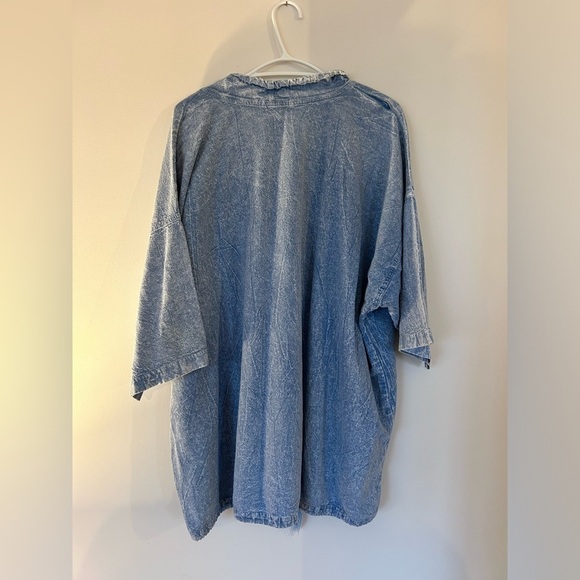 Vintage 1990s Honey Komb Ezze Wear Denim Sleeveless Jacket​ - Picture 7 of 11